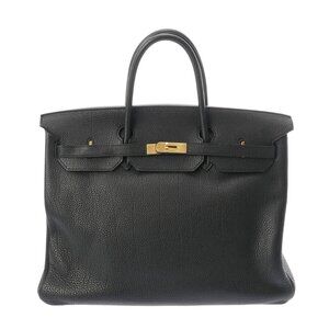 HERMES Birkin 40 Black/Noir hand bag